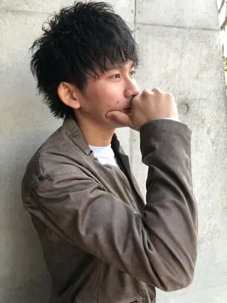 メンズ 森本裕/オーナー/ スパイラルパーマのヘアスタイル