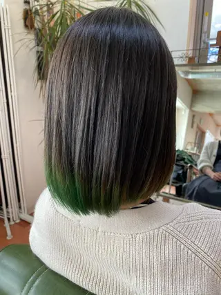 ミディアム カラー 石井 佑樹のヘアスタイル