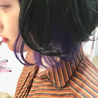 ショート カラー ボブ/暖色/デザイン KOYUKI⛄️のヘアスタイル