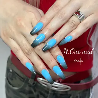 ネイル 長いだし/スカルプ/ パラシェルN.oneのネイルデザイン