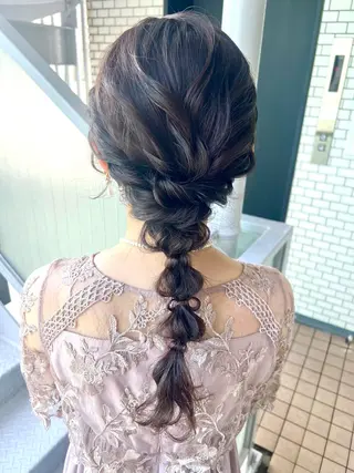 ヘアアレンジ 大人可愛いヘアメイク 💋🧚‍♀️しずかのヘアスタイル