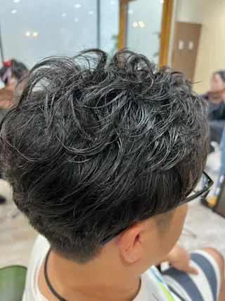 パーマ メンズ 新越谷noble店長 松本拓也▶◀*.のヘアスタイル