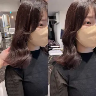 ミディアム カラー LOTTA CUCCI所属・miyu /トレンド カラー×艶髪のヘアスタイル
