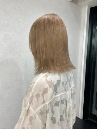 ミディアム カラー 🌼ベージュ/暖色 🌼すずのヘアスタイル