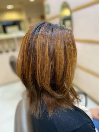 ミディアム アールアン所属・西川 和輝のヘアスタイル