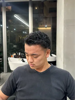パーマ メンズ FRANK'SBARBER所属・AMANO KOAのヘアスタイル