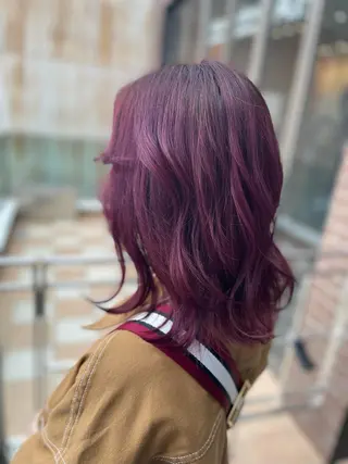 ミディアム N°rico川喜田 里衣のヘアスタイル