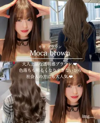 ロング カラー 韓国ヘア/髪質改善 TAKAHIROのヘアスタイル