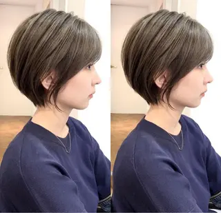 ショート バレイヤージュモデル 小林匠❤️‍🔥のヘアスタイル