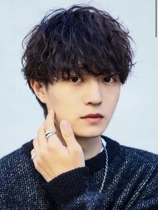 ショート パーマ メンズ ハイライトパーマ👑 パーマ特化🌀舜貴のヘアスタイル