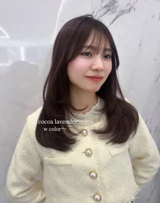 セミロング Parve Mix/ 平 奈果🎀のヘアスタイル