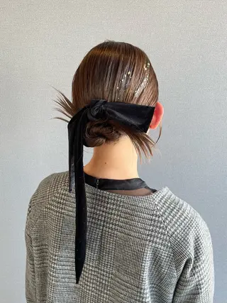 ミディアム ヘアアレンジ kitin  吉祥寺 山岸花のヘアスタイル