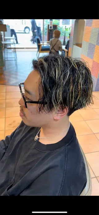 カラー パーマ メンズ 朝3分でキマる 村上陸のヘアスタイル