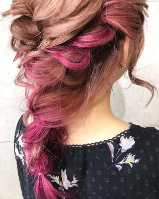 ロング ヘアアレンジ 羽田 hadaのヘアスタイル