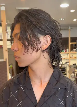 パーマ メンズ 年間2000名担当◎ パーマ職人/仲原佑樹のヘアスタイル