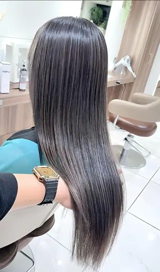 ロング 髪質改善/縮毛矯正 /カラー/篠塚菜々子のヘアスタイル
