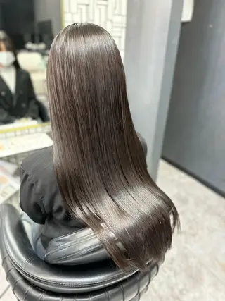 ロング 北村 理奈のヘアスタイル