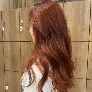 セミロング カラー アカネ/暖色カラー /ボブ🪐🧡のヘアスタイル