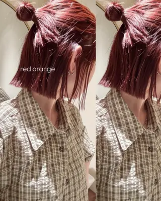 ショート カラー 松本優香/ボブ/ダ ブルカラー/髪質改善のヘアスタイル