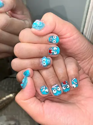 ネイル NES NAIL所属・さゆり￤推しキャラ ￤ロングネイル🩷のネイルデザイン