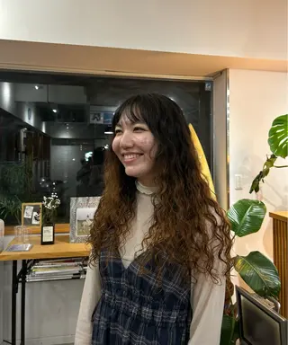 パーマ AOI✖️ BY MY SIDEのヘアスタイル