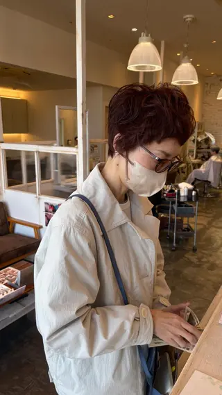 ショート [髪質改善] 北生駒 店長/古居聖理のヘアスタイル