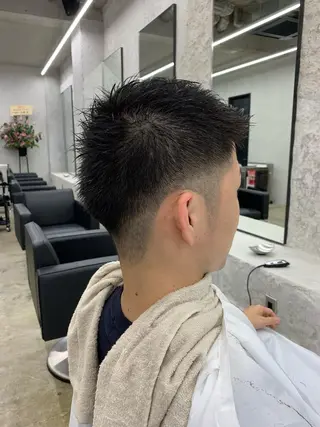 ショート メンズ LANDSグループ ヘア&アイサロンのヘアスタイル