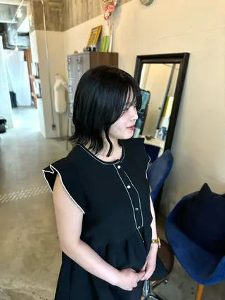 ミディアム カラー SABO栄店所属・SABO /透明感カラー/美髪のヘアスタイル