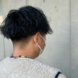 パーマ メンズ 遠藤姫花 𝒂𝒔𝒉草加𓂃のヘアスタイル