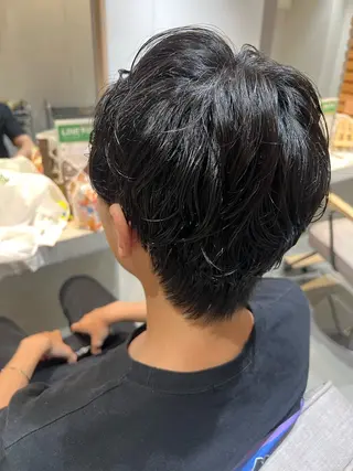 パーマ メンズ fizelle miyuのヘアスタイル