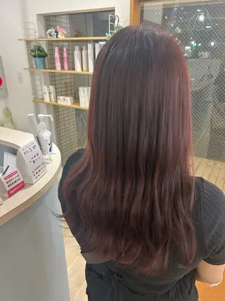 ロング カラー 佐原 未依奈のヘアスタイル