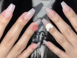 ネイル na🎀🎀na ちゅるちゅるのネイルデザイン