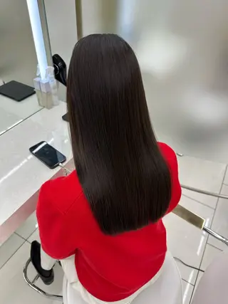 セミロング 𝑭𝒖𝒌𝒂🩶 モテ髪×透明感カラーのヘアスタイル