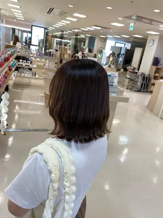 ショート カラー 推し活/韓国/ブリー チカラーminamiのヘアスタイル