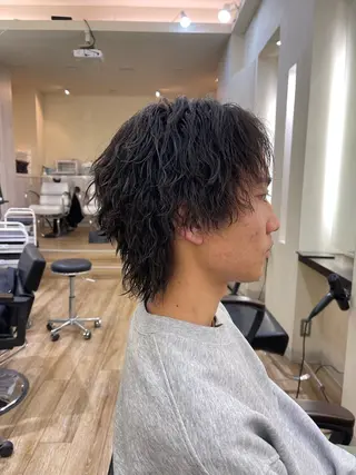 パーマ 全メニュー0円 メンズ特化もゆるのヘアスタイル