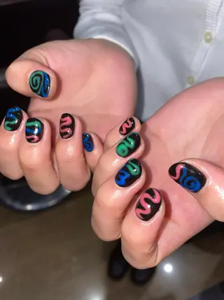 ネイル 個性派/中韓ネイル SAKURAのネイルデザイン