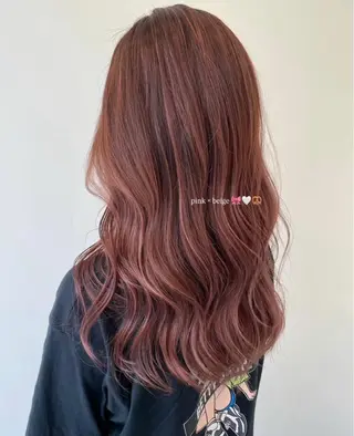 ロング カラー 透明感カラー🪼🩵 𝐑𝐢𝐧のヘアスタイル