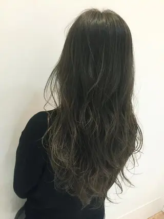 ロング カラー シールエクステ⭐️ オオミタクヤのヘアスタイル