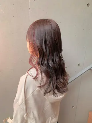 ミディアム 森山 佳小里/カラー /似合わせカットのヘアスタイル