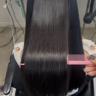 ロング 髪質改善ストレート /暖色カラー🎀🪞のヘアスタイル