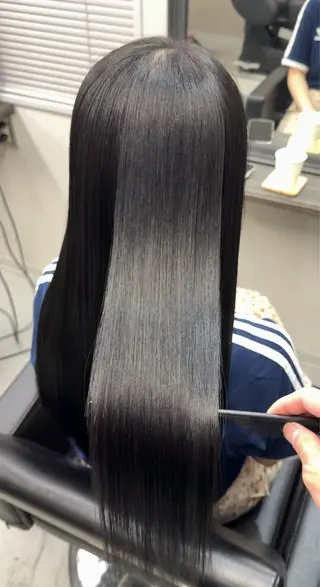 ロング XYZ新宿所属・縮毛矯正/韓国 /店長/KANATOのヘアスタイル