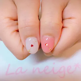 ネイル La neige* yuki 🥯🍑のネイルデザイン