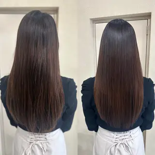 ロング パーマ 髪質改善/縮毛矯正 /ブリーチ矯正/岡部のヘアスタイル