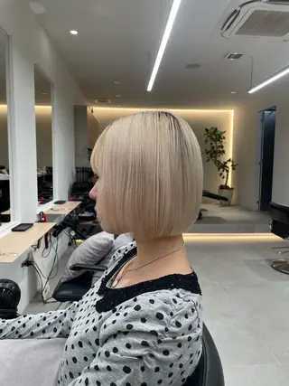 ショート 🤍ショートボブ 🤍NANAMI🤍のヘアスタイル