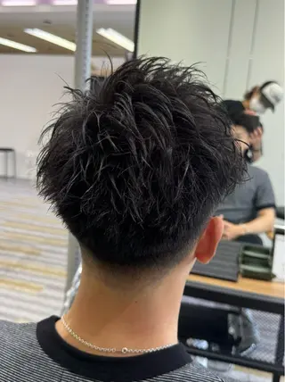 ショート メンズ 【メンズ特化】岩瀬 武【メンズパーマ】のヘアスタイル