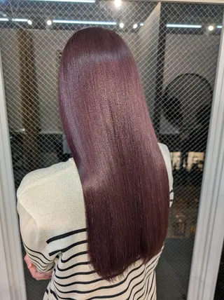 ロング カラー Mood hair salon所属・髪質改善.縮毛矯正 ×韓国ヘアyukiのヘアスタイル