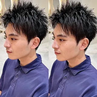 メンズ 大人メンズパーマ メンズ特化　萱原大幹のヘアスタイル