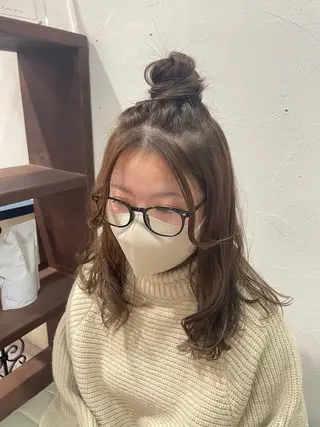 セミロング HAIR CALM 鹿島田店所属・✄‬齋藤 なな✄のヘアスタイル