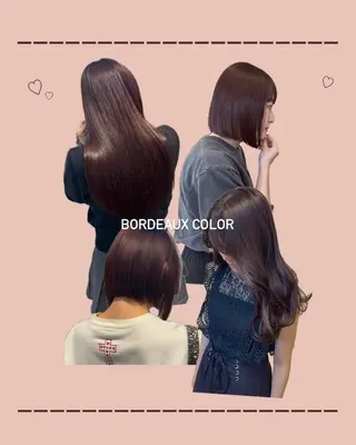 ミディアム カラー REINA☁️透明感 カラー/ぷつっと♡のヘアスタイル