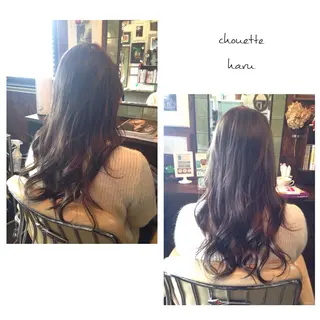 セミロング ロング カラー サダハルカ ｜chouetteのヘアスタイル